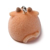 Flocky Animal Resin Pendants FIND-S001-05G-2