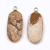 Natural Picture Jasper Pendants G-T112-23B-2