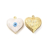 Brass Enamel Pendants KK-E075-03G-08-1