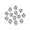 Non-Tarnish 304 Stainless Steel Bead Caps STAS-S057-48A-P-1