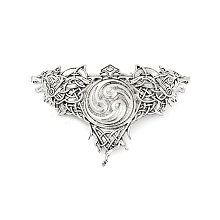 Viking Celtic Zinc Alloy Snap Hair Clips For Women PHAR-B090-01AS-01