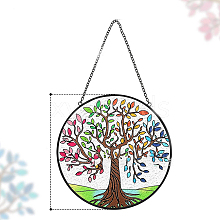 Acrylic Tree of Life Hanging Ornament TREE-PW0001-92A