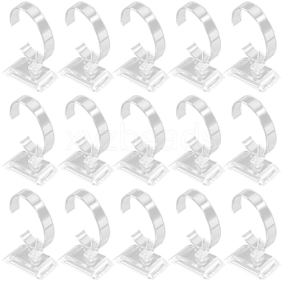 C Shaped ABS Plastic Single Bracelet Display Stands BDIS-WH20001-03B-1