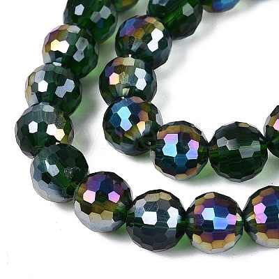 Transparent Glass Beads Strands GLAA-Q107-02A-12-1