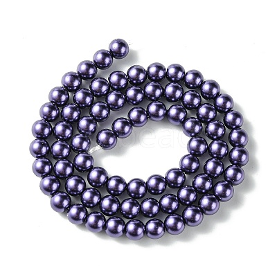 Eco-Friendly Grade A Glass Pearl Beads HY-J002-6mm-HX073-1
