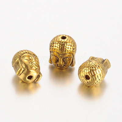 Tibetan Style Alloy Beads X-TIBEB-60542-AG-LF-1