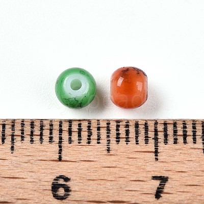 Baking Paint Glass Beads DGLA-S115-4mm-MS-1