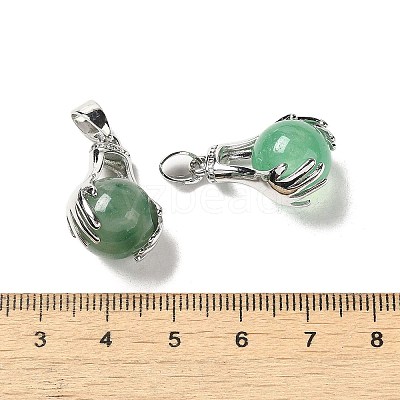 Natural Mixed Gemstone Pendants G-H307-05P-1