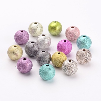 Spray Painted Acrylic Beads PB24P9286-1