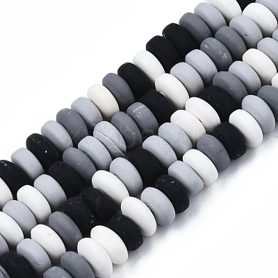 Handmade Polymer Clay Beads Strands CLAY-N008-008V-1