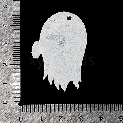 Halloween Printing Acrylic Pendants FIND-K017-05H-1