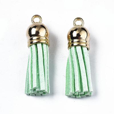 Faux Suede Tassel Pendant Decorations FIND-T002-B21-1