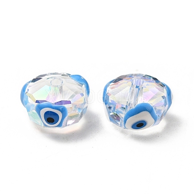 Transparent Glass Beads GLAA-F121-05B-1
