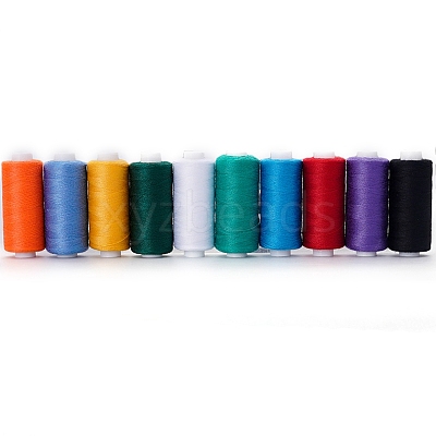 10 Colors Polyester Sewing Thread PW-WG4C286-02-1