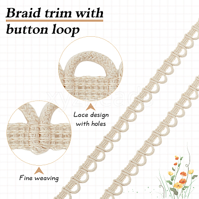 Cotton Lace Ribbon DIY-WH0632-84-1