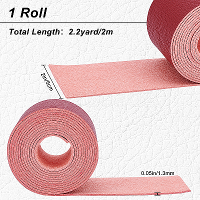 PU Leather Fabric Plain Lychee Fabric AJEW-WH0034-89D-04-1