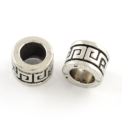 Tibetan Style Alloy Beads TIBEB-Q060-026-FF-1
