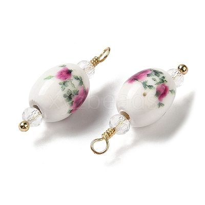 Handmade Porcelain Pendants X1-KK-P242-19G-01-1