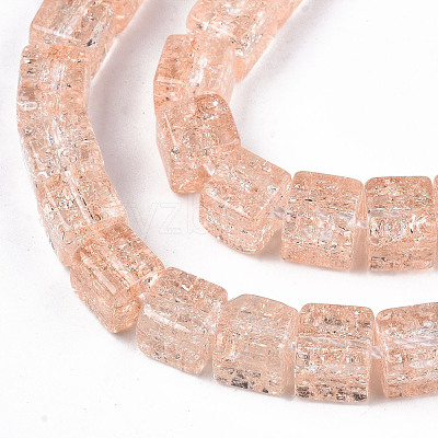 Crackle Glass Beads X-GLAA-S192-005C-1