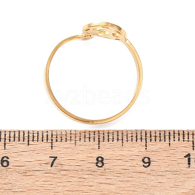 304 Stainless Steel Cuff Open Rings LS-RJEW-D337-01C-G-1