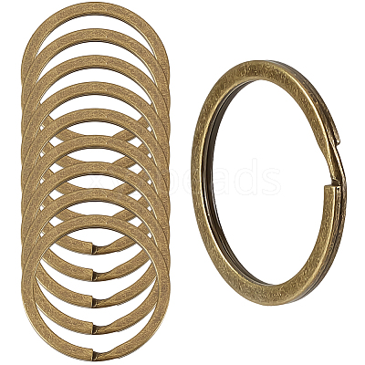 50Pcs Iron Double Loops Jump Rings IFIN-SP0001-62-1
