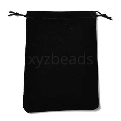 Rectangle Printed Velvet Cloth Packing Pouches ABAG-U006-03G-1