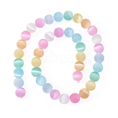 1 Strand Natural Selenite Beads Strands G-TA0002-88A-1