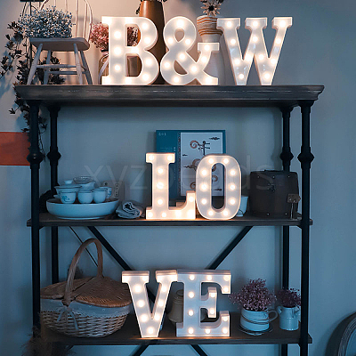 Wooden Letter Ornaments WOOD-GF0001-15-13-1