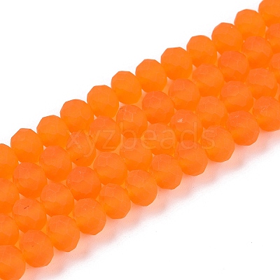 Transparent Glass Beads Strands EGLA-A044-T6mm-MD25-1