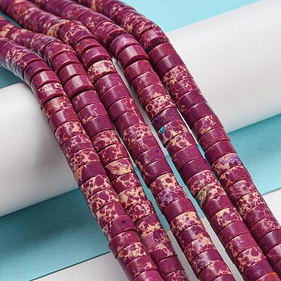 Synthetic Imperial Jasper Dyed Beads Strands G-D077-D01-01C-1