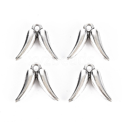 Tibetan Style Alloy Charms TIBE-S323-116AS-RS-1