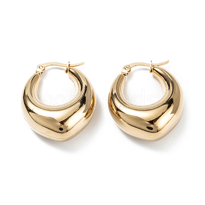Chunky Vintage Hoop Earrings for Women X1-EJEW-O096-53G-1