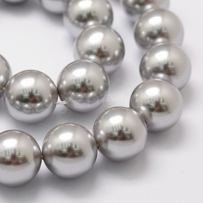 Shell Pearl Beads Strands BSHE-L026-05-10mm-1