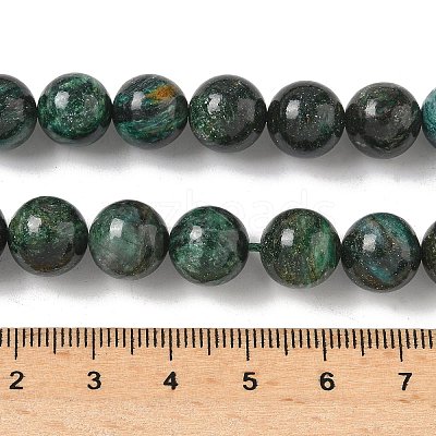 Natural Fuchsite Beads Strands G-G271-B03-10mm-1