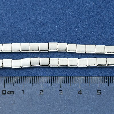 Electroplated Synthetic Non-Magnetic Hematite Beads Strands G-I360-O01-04-1