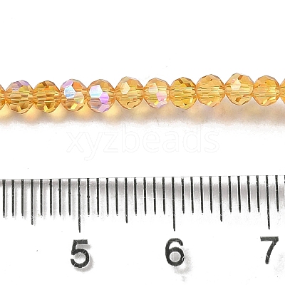 Electroplate Transparent Glass Beads Strands LS-EGLA-A035-T3mm-L17-1