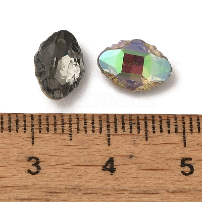 Glass Rhinestone Cabochons RGLA-G023-17-1