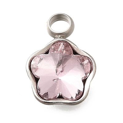 304 Stainless Steel Pendants STAS-Q346-02P-01-1
