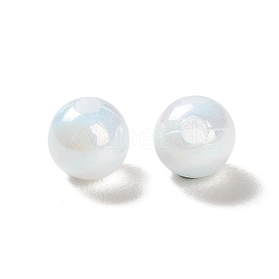 Opaque Acrylic Beads X-OACR-Z016-01B-02-1
