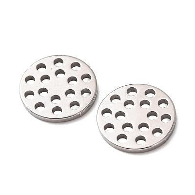 Hollow 304 Stainless Steel Charms STAS-G385-05P-03-1