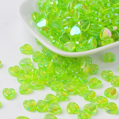 Eco-Friendly Transparent Acrylic Beads X-PL539-835-1