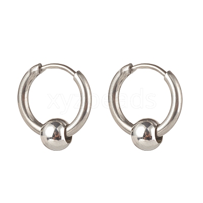 304 Stainless Steel Huggie Hoop Earrings EJEW-JE04555-01-1
