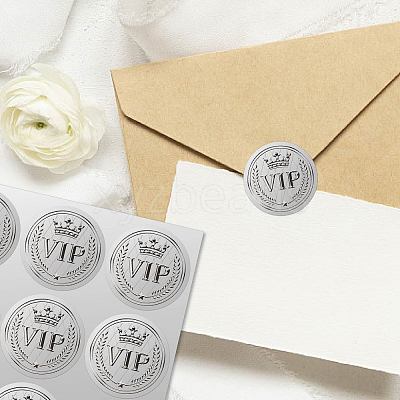 34 Sheets Silver Foil Embossed PET Picture Sticker DIY-WH0528-016-1