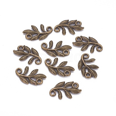 Tibetan Style Alloy Links Connectors PALLOY-A15392-AB-1
