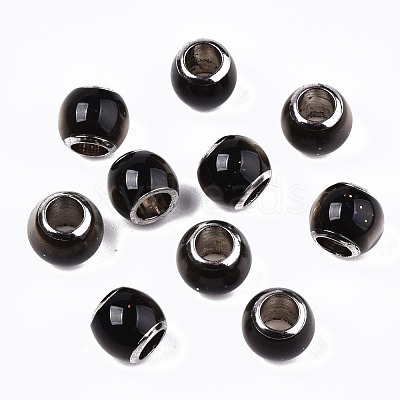 Glass European Beads GLAA-N035-010-1