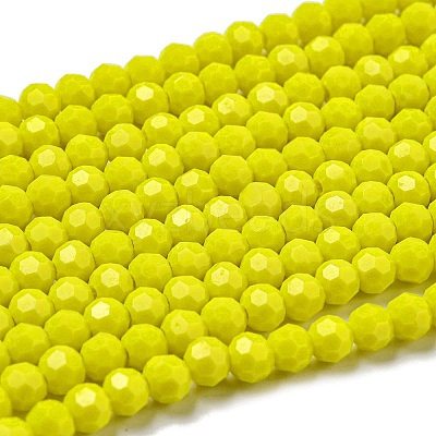 Opaque Glass Beads Stands EGLA-A035-P4mm-D04-1