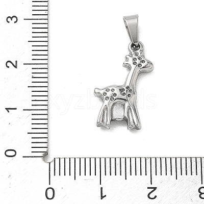 304 Stainless Steel Pendants STAS-B141-01A-P-1