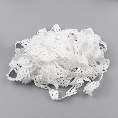 Polyester Lace Trims OCOR-WH0082-05B-1