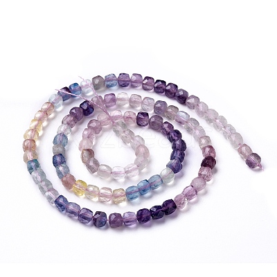 Natural Fluorite Beads Strands X-G-G991-C01-1