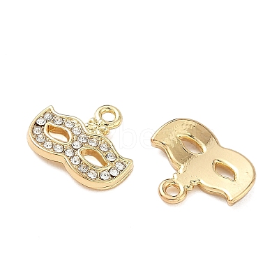 Alloy Rhinestone Pendants ENAM-I073-04G-02-1